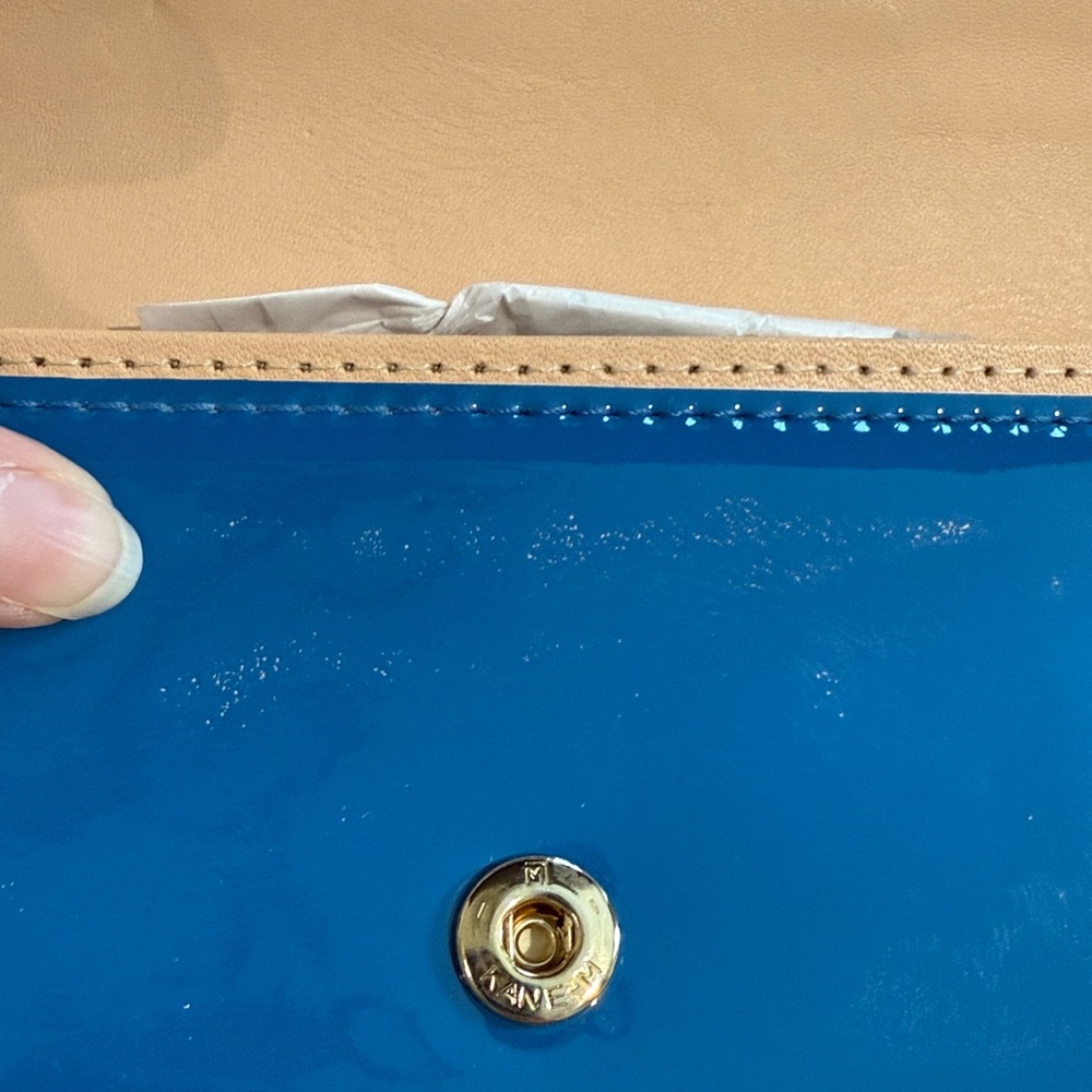 NWT Kate Spade Vibrant Peacock Blue Wallet - Picture 12 of 12